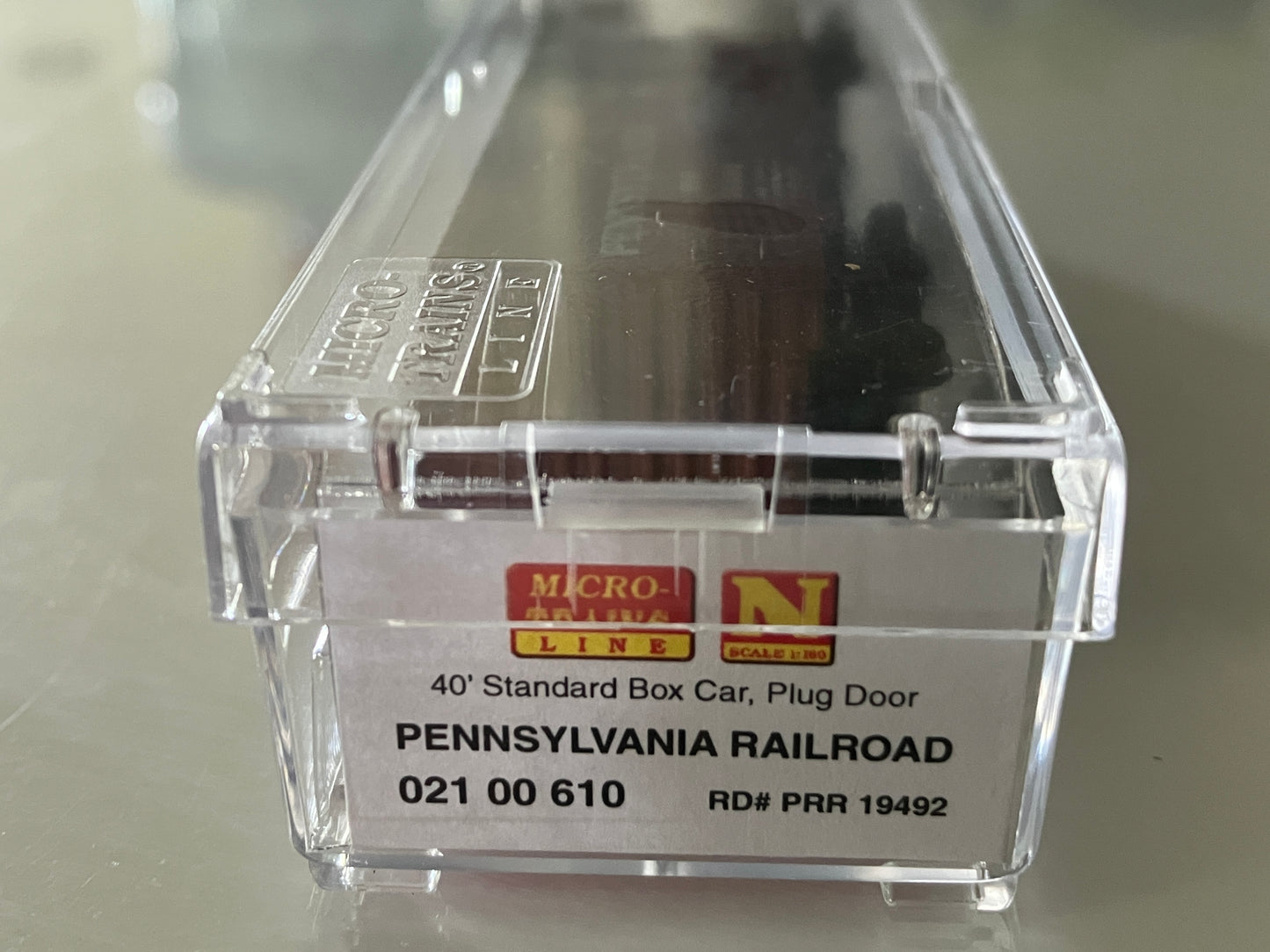 N-Scale - MT02100610 MicroTrains Pennsylvania 40' Std Boxcar #19492