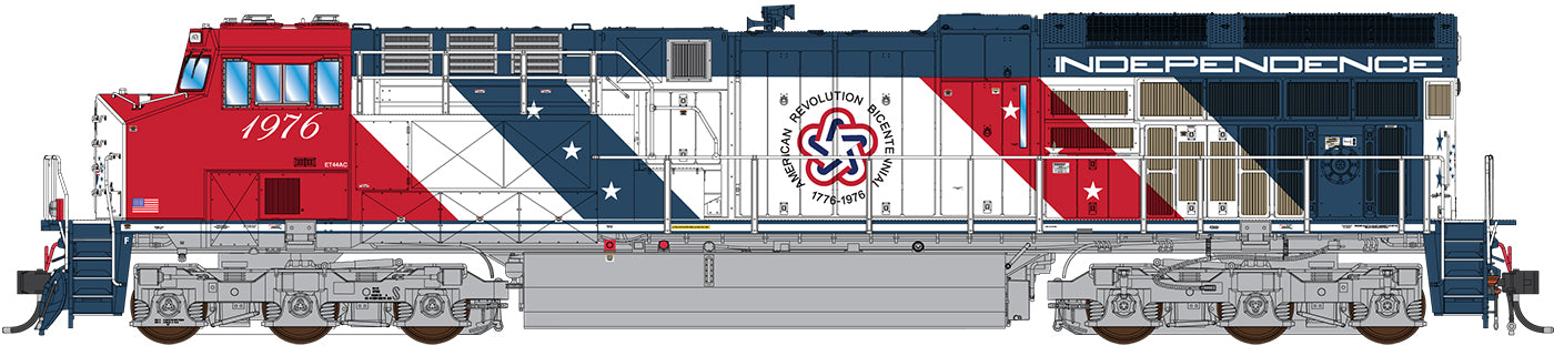 IM497116S ET44AC Tier 4 Semiquincentennial Locomotives for America250 w/DCC & LokSound