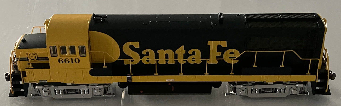 B25170 Bowser U-25B PhIIa, Santa Fe Warbonnet w/DCC & ESU LokSound - Lone Star Collectibles