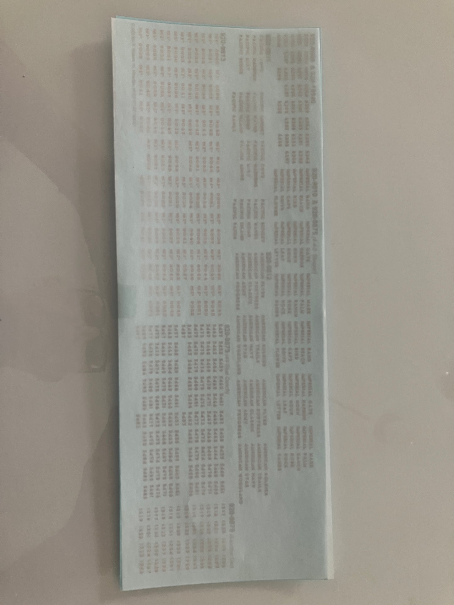 LSC009 Walther's Water-slide Decals for UP/SP Streamlined Passenger Cars