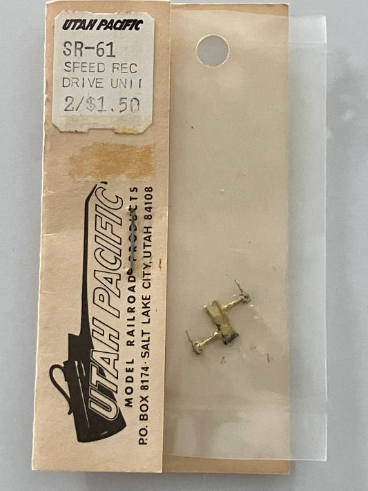 SR-61 Utah Pacific Speed Recorder Drive Unit-HO Scale (2/pkg)