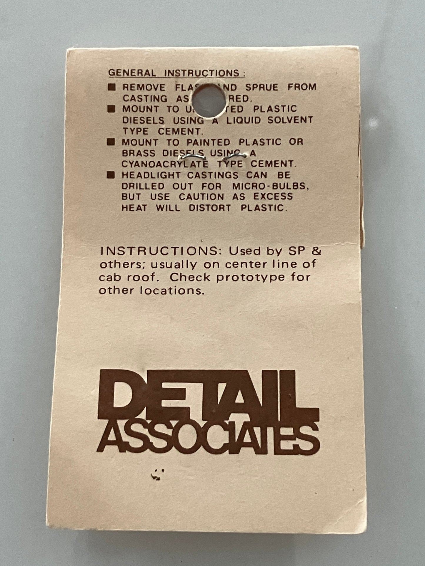 RA1802 Detail Associates Radio Antenna in HO Scale (6/pkg)