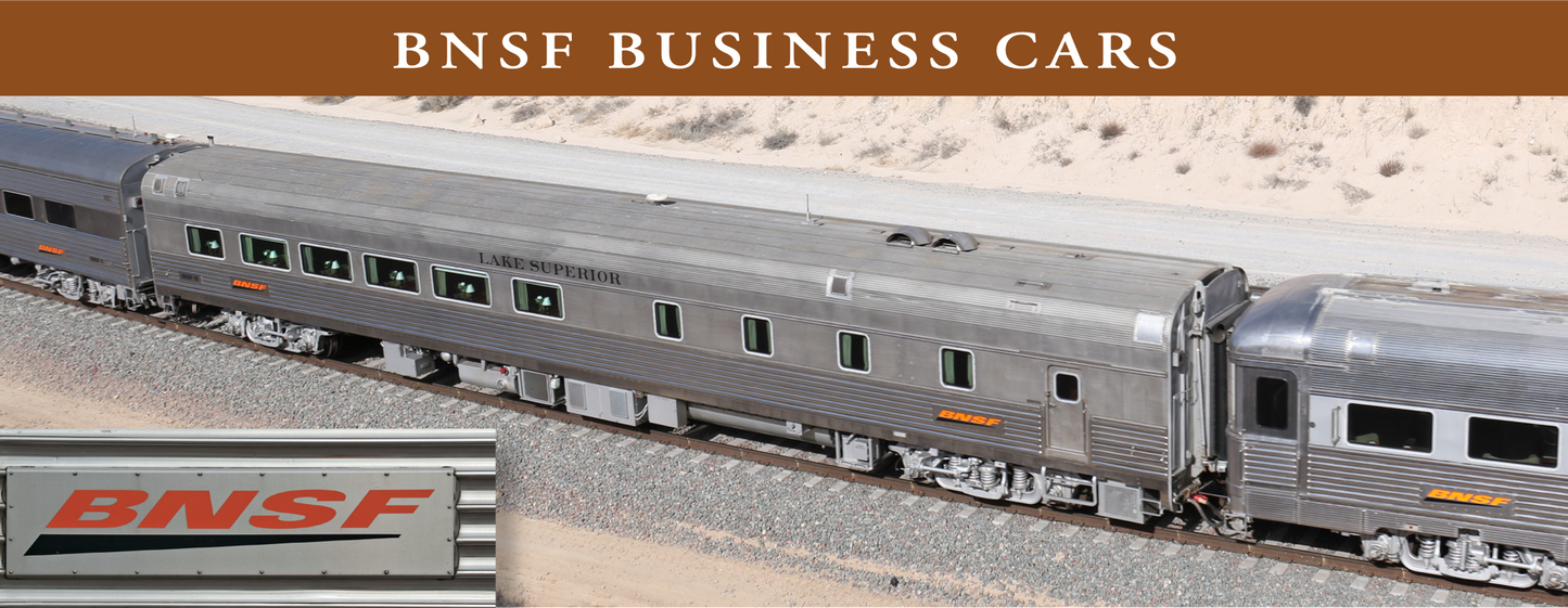 CY-1400 Coach Yard BNSF Business Cars - Lone Star Collectibles