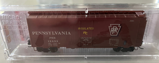 N-Scale - MT02100610 MicroTrains Pennsylvania 40' Std Boxcar #19492