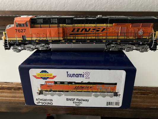 ATHG83109 Athearn Genesis ES44DC, BNSF #7627 w/DCC & Tsunami2 Sound