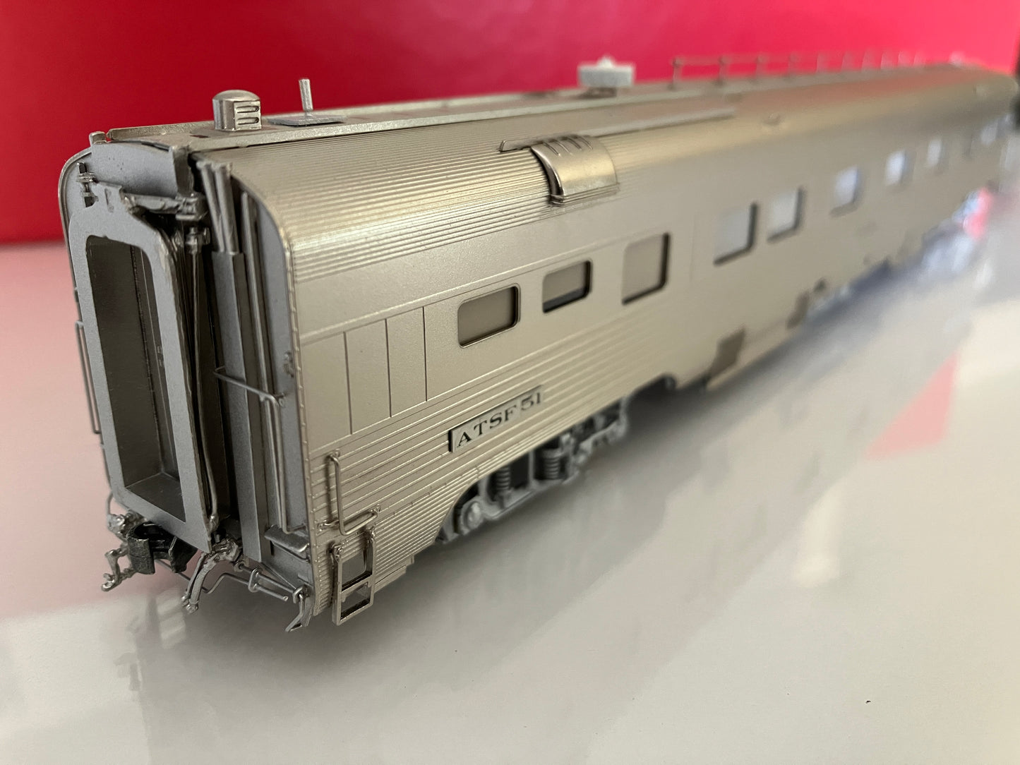 CY-1229.2 Santa Fe Budd Business Car #51 "Topeka", r/b1981