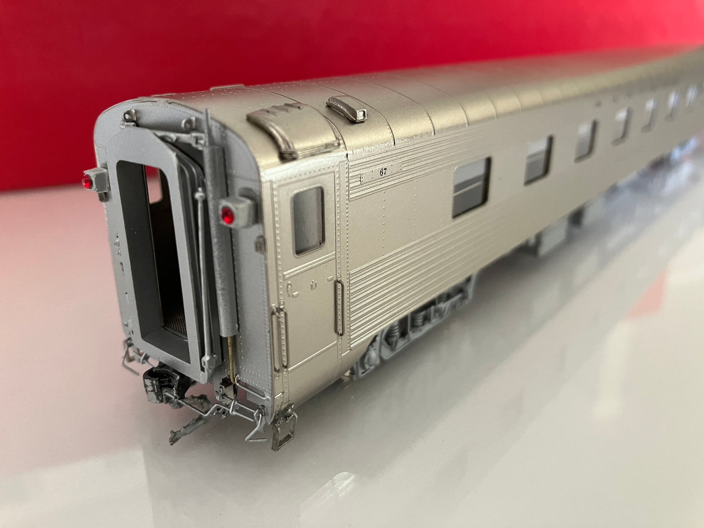 CY-1225.1 Santa Fe ACF 1950 4-4-2 Regal Sleeper, Business Car #66 "Regal Manor", r/b1981