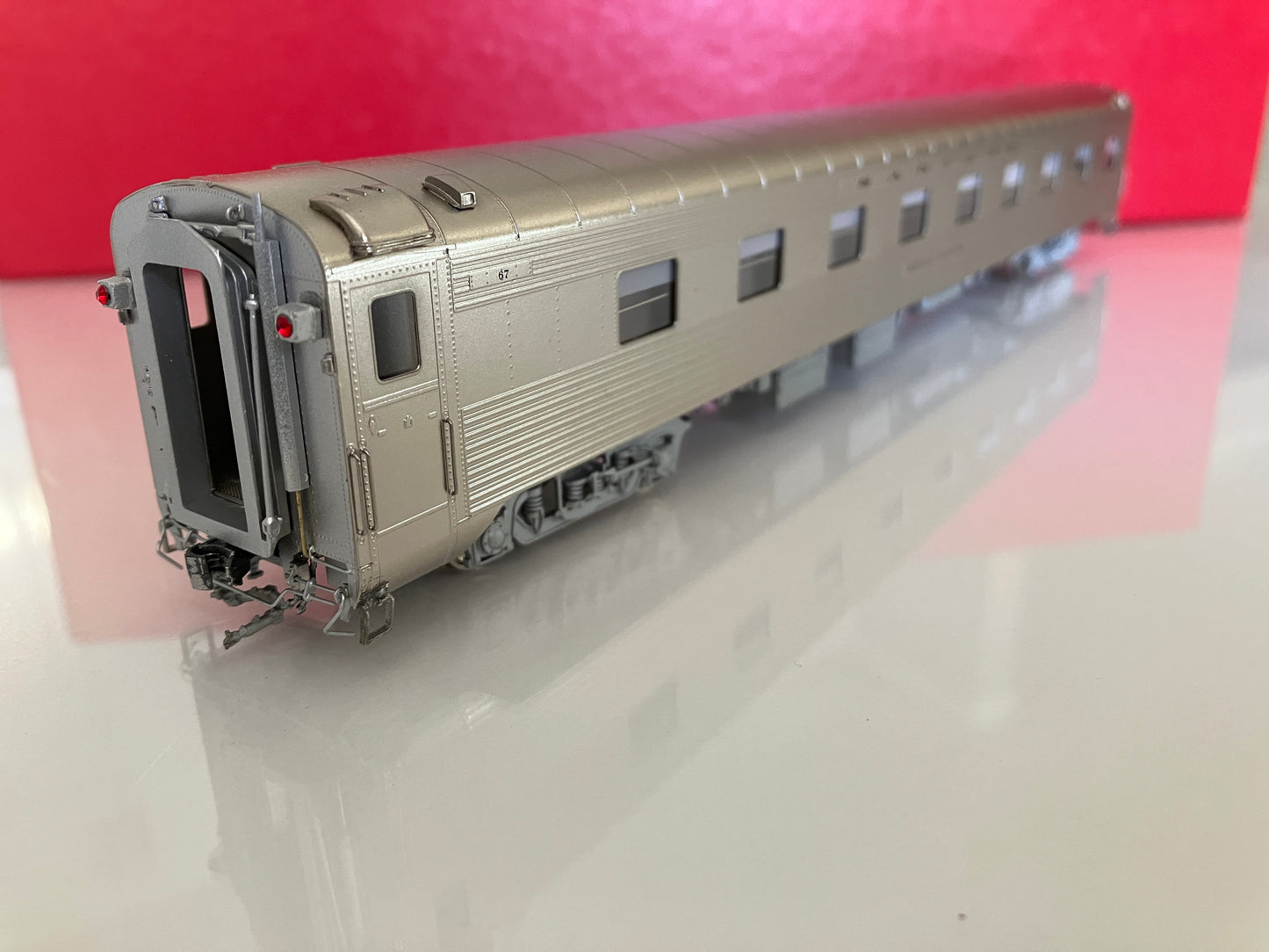 CY-1225.1 Santa Fe ACF 1950 4-4-2 Regal Sleeper, Business Car #66 "Regal Manor", r/b1981