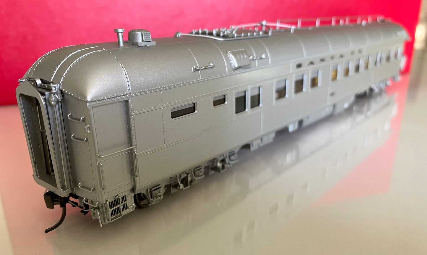CY-0486.3 Santa Fe #58 Official Business Car, Modernized, Silver w/Orange Platform