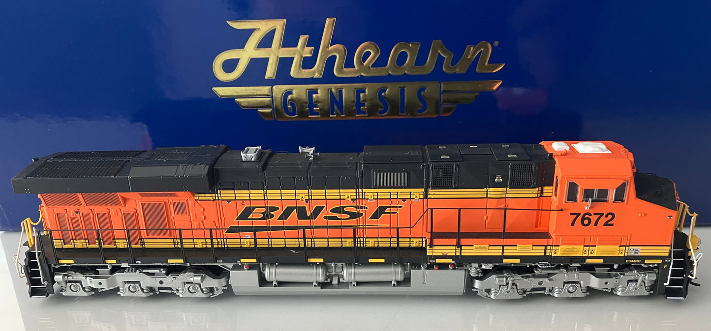 ATHG83199 Athearn Genesis ES44DC, BNSF #7672 w/DCC &Tsunami2 Sound