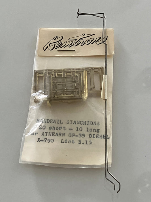 X-790 Kemtron Handrail Stanctions for Athearn BB GP35 in HO Scale (1 set)