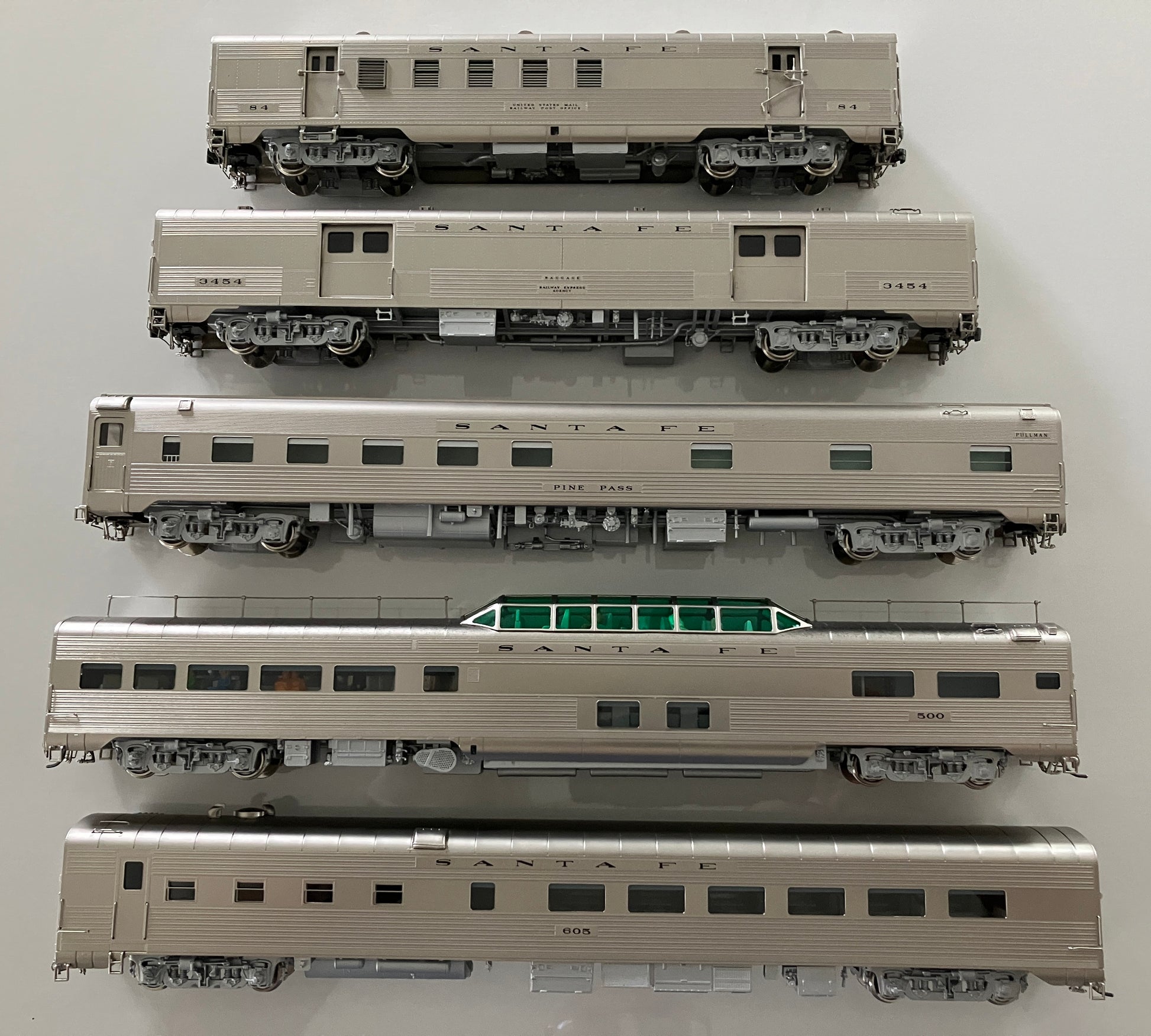 CIL-2149.1S A-2 + B-2 Santa Fe 1951 Super Chief 10-Car Set - F/P 1995 Run - Samhongsa